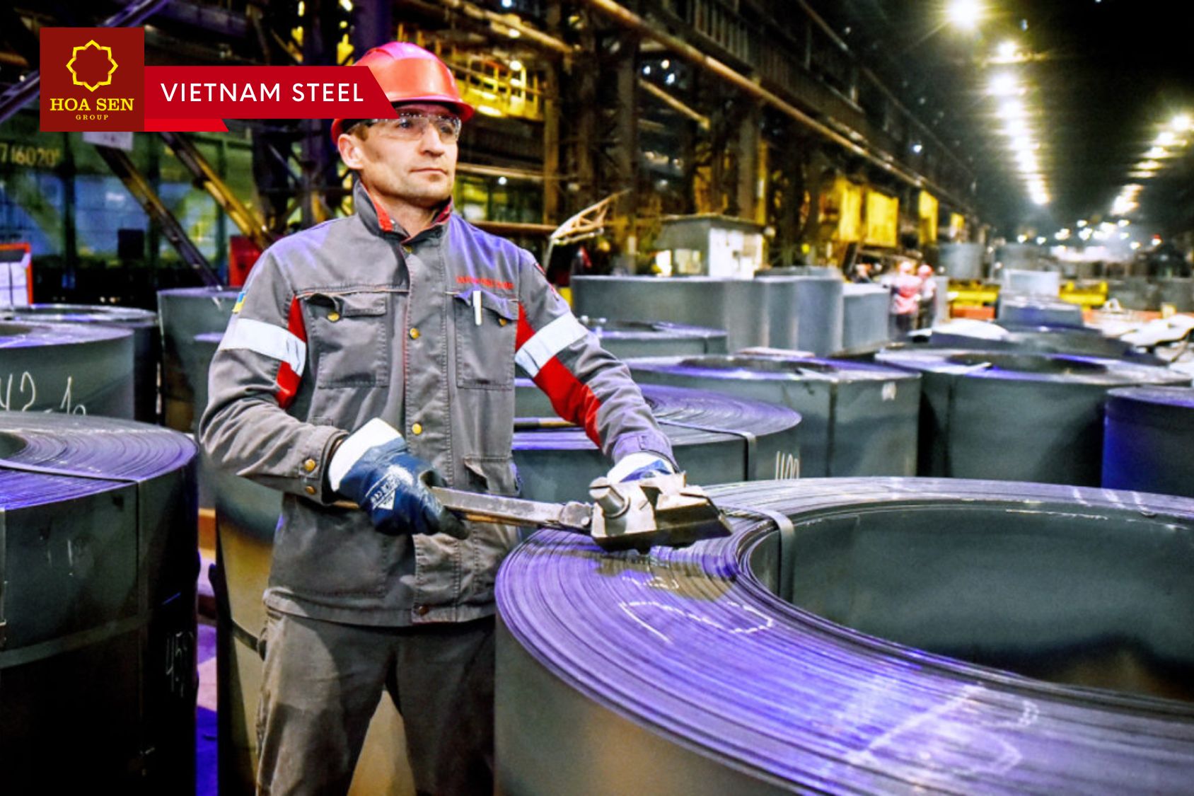 Investments of iron and steel companies during the war Hoa Sen Group